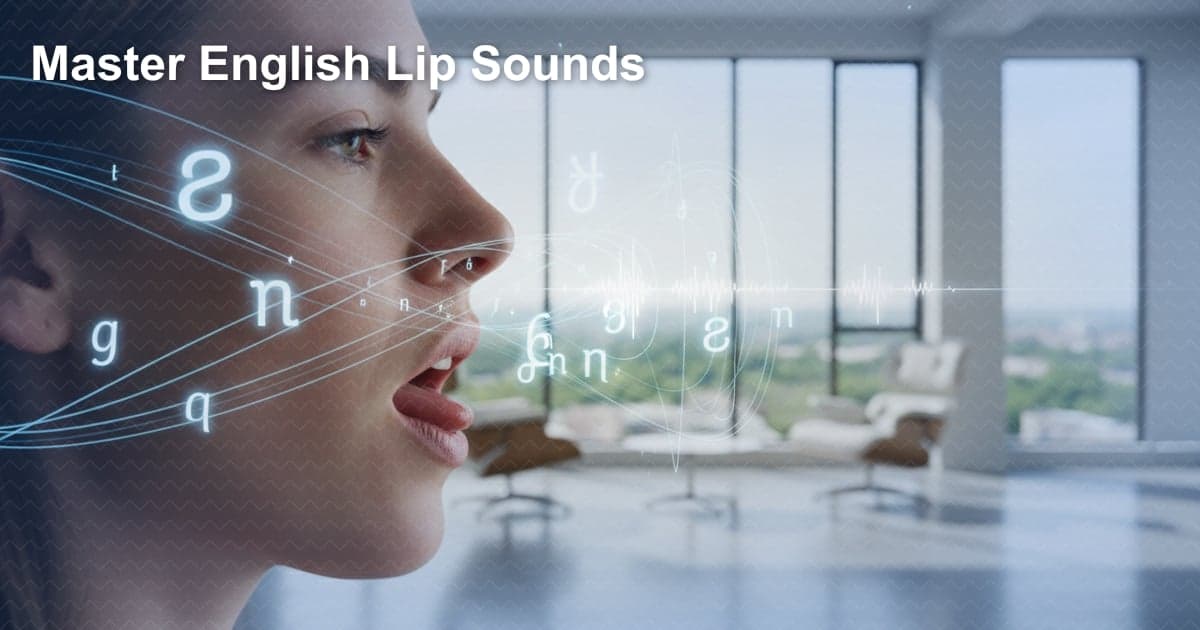 掌握唇音辅音：/p/, /b/, /m/, /f/, /v/ 发音秘诀