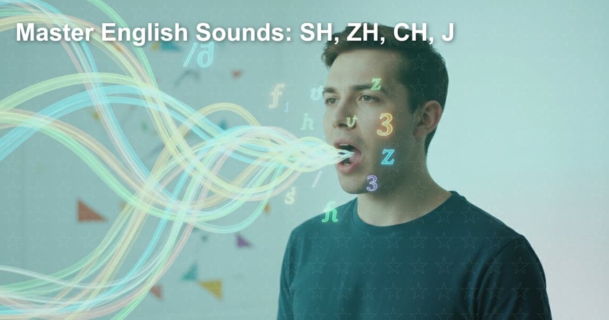 告别“卡壳”！掌握英语中的 /ʃ/, /ʒ/, /tʃ/, /dʒ/ 这四个“难兄难弟”