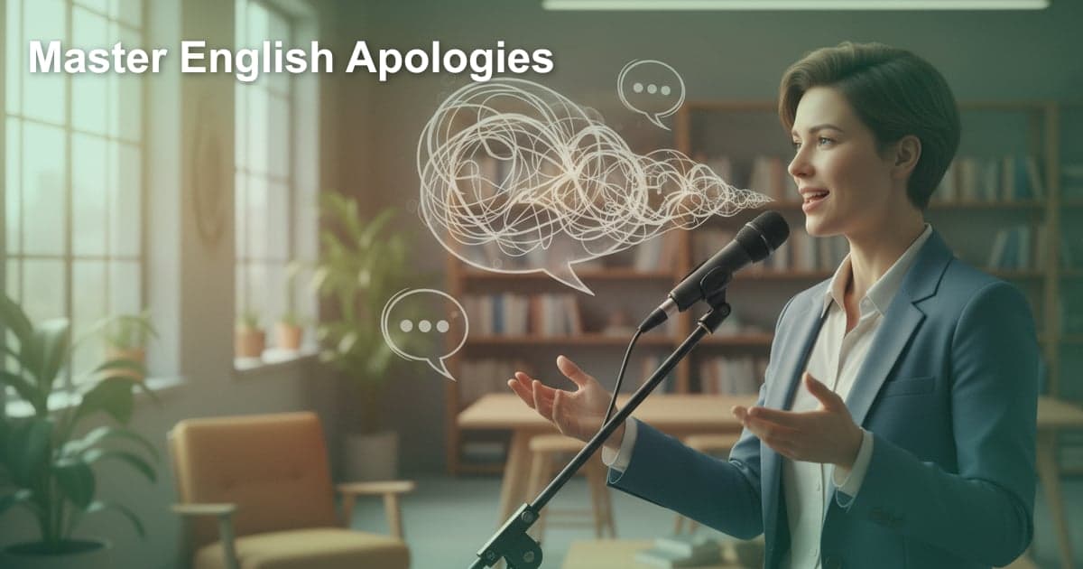 道歉的艺术：用英语说“对不起”的 N 种方式