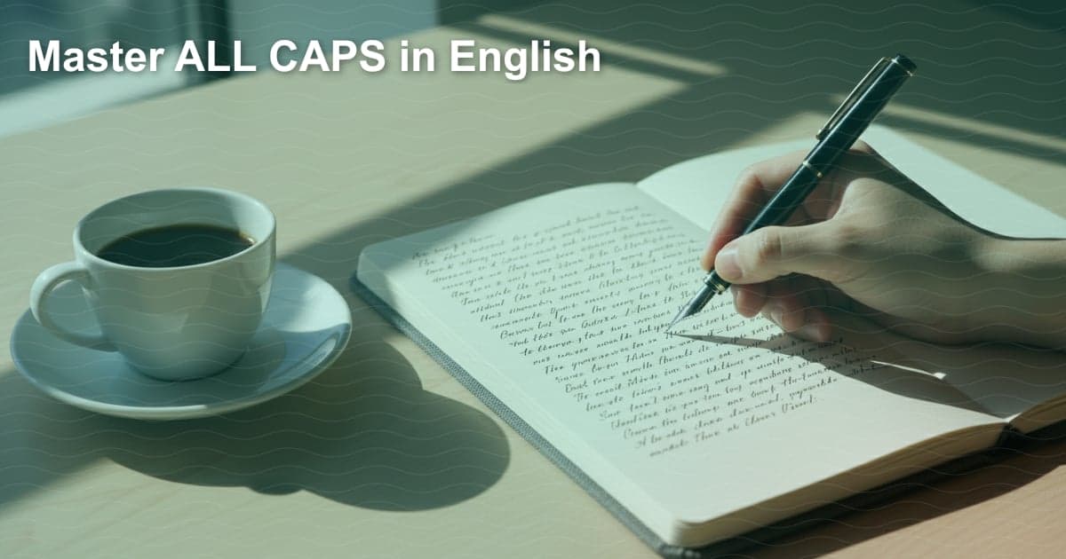 全大写：掌握英文写作中的“全大写”规则与技巧