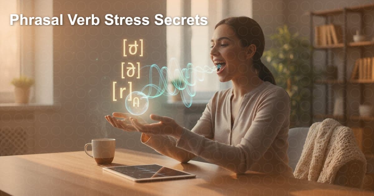 重音在英语短语动词中的奥秘：告别听不懂的尴尬！