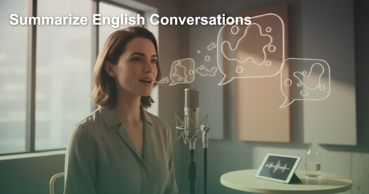 学会总结：高效复述对话的秘诀