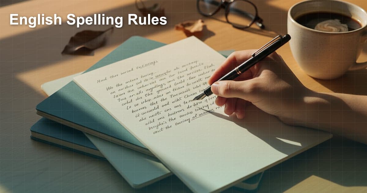 Quy Tắc Chính Tả Tiếng Anh: Tránh Lỗi Sai Phổ Biến